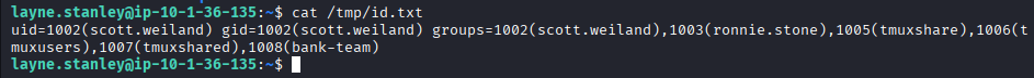 id.txt shows more groups