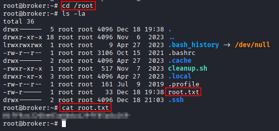 root flag
