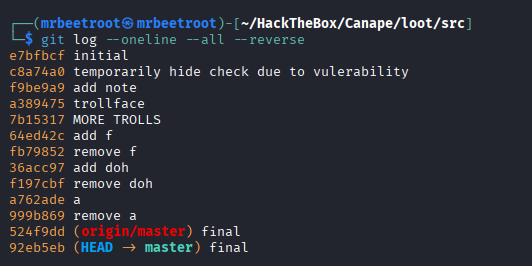 second commit mentions a vulnerability