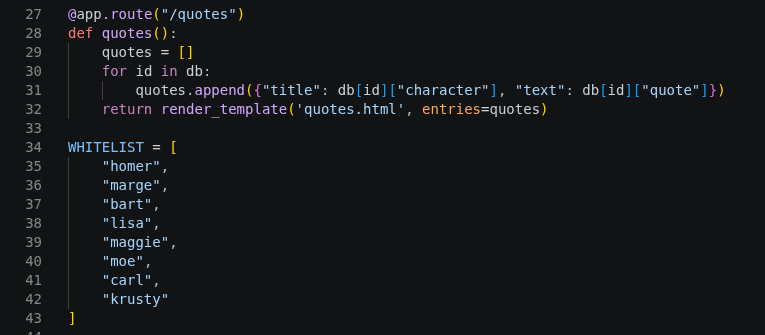 char variable whitelist