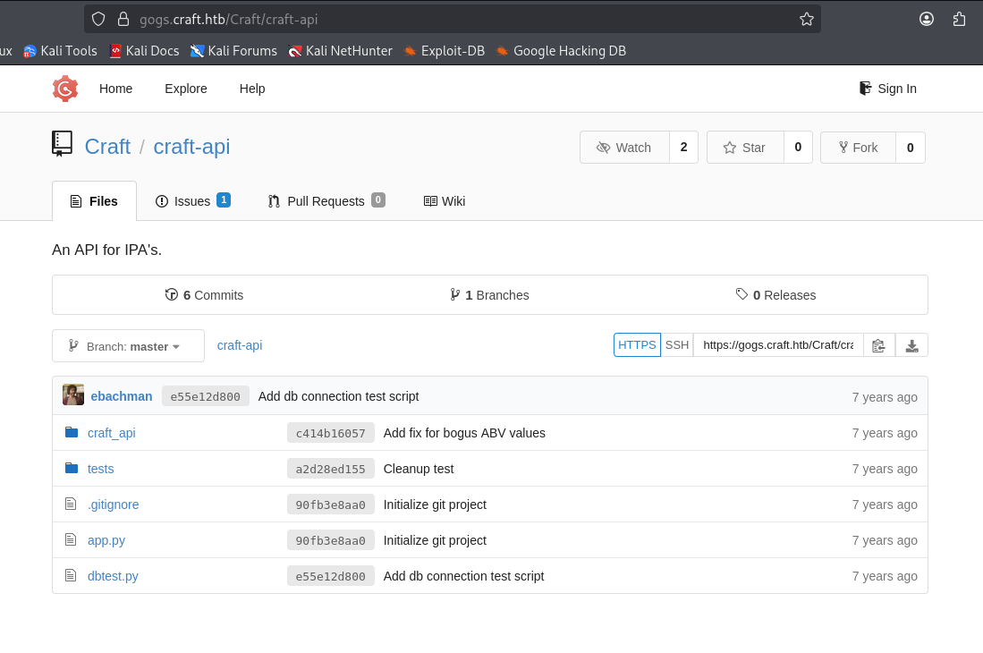 craft-api repository