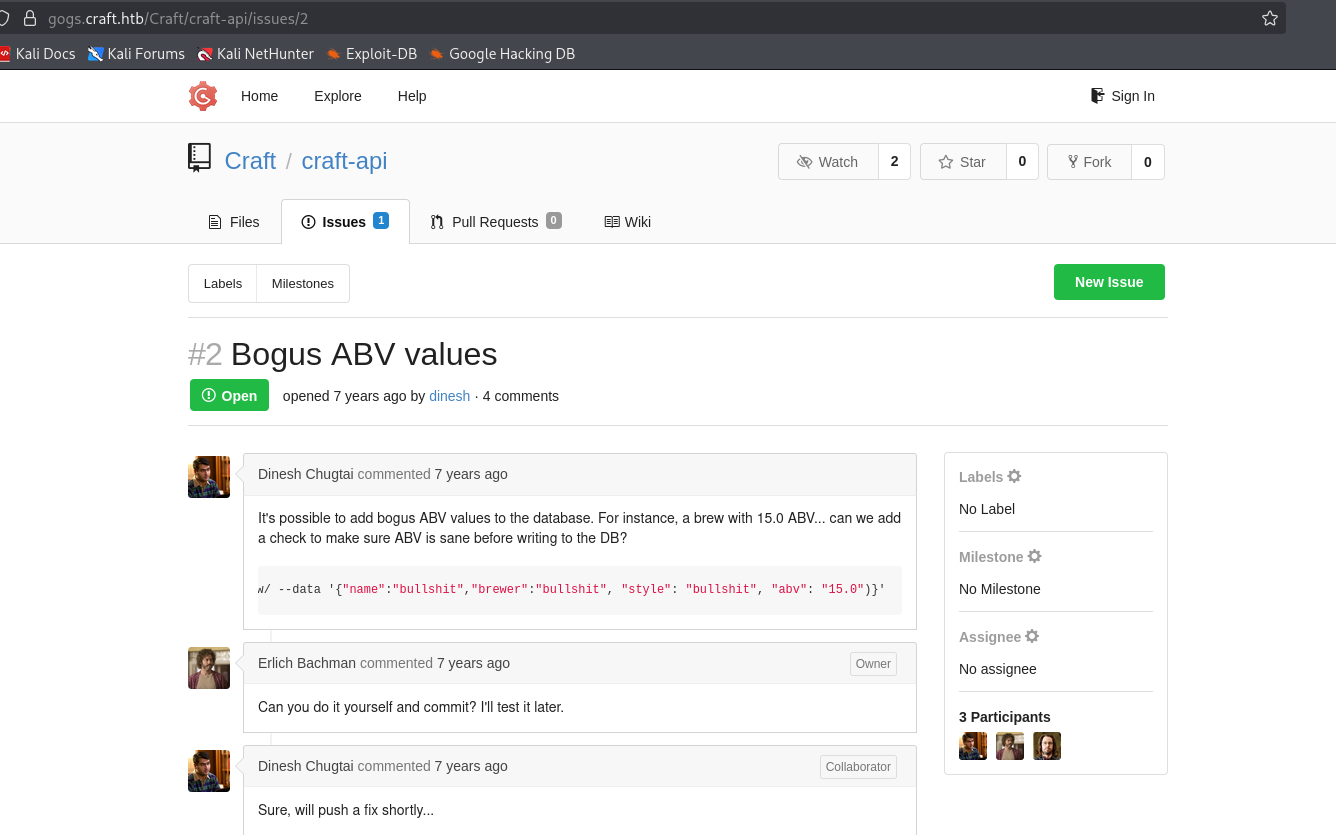 issue with curl token example