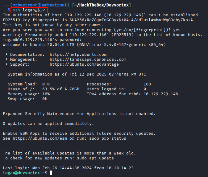 ssh authentication