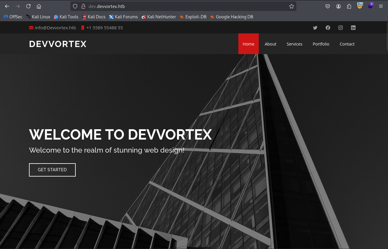 development website