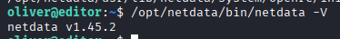 Vulnerable netdata version 1.45.2