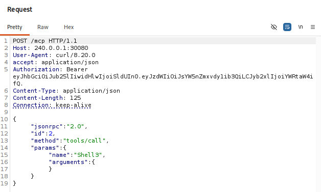 call shell3 tool