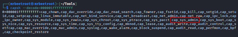 decoded capabilities