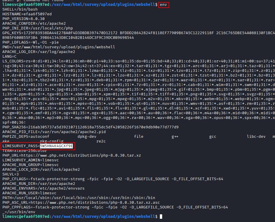 container environment credentials