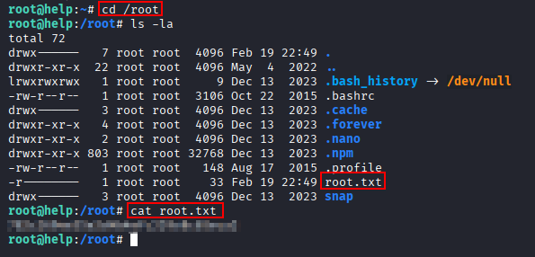 root flag