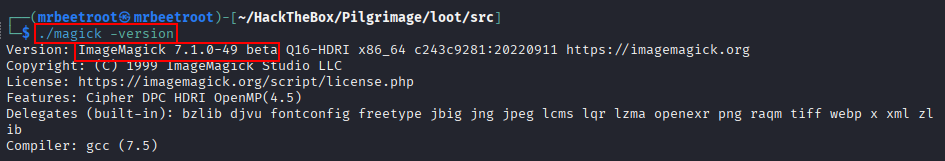 ImageMagick version 7.1.0-49 beta