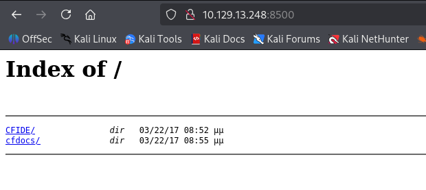 web directory listing
