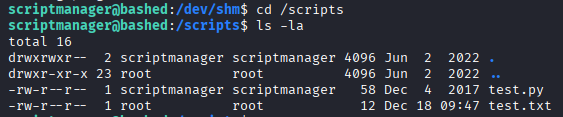 scripts directory