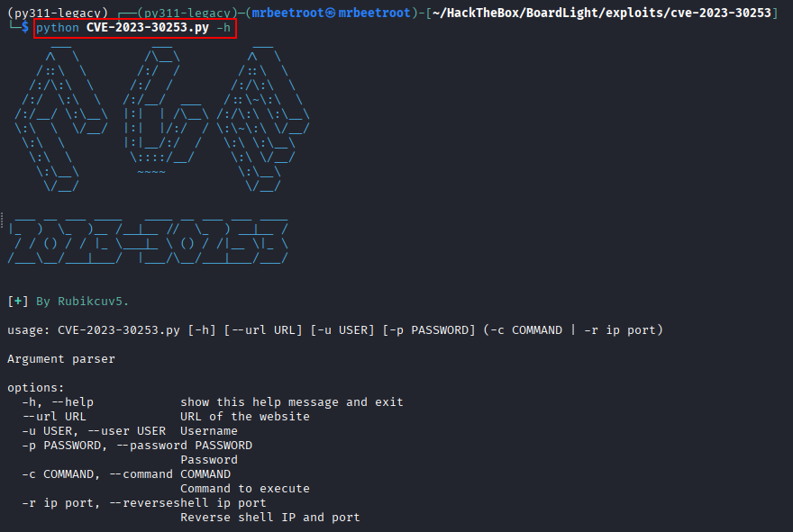 exploit setup