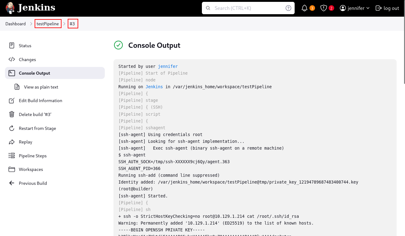 pipeline build number