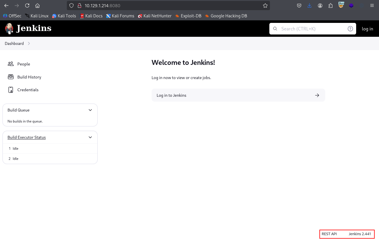 jenkins homepage