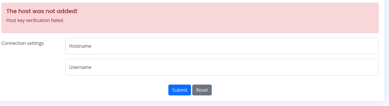 ssh patching error