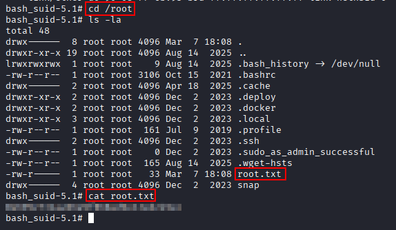 root flag