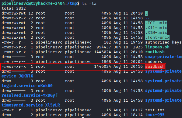 SUID bash permissions