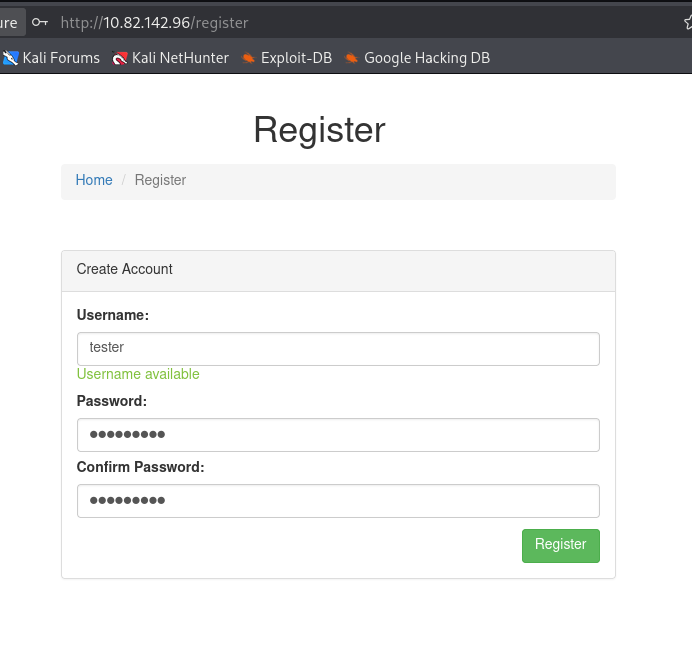registration closed