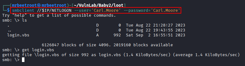 netlogon login script