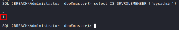 mssql sysadmin check