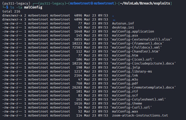 ntlm theft payloads