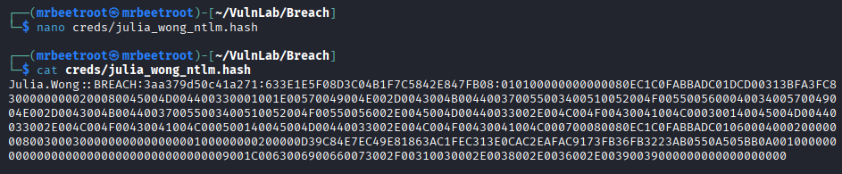 saved julia hash