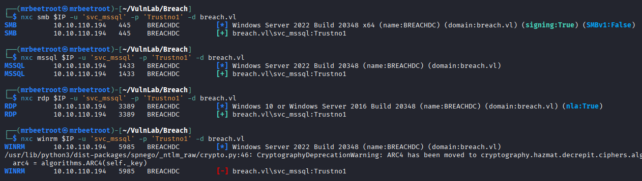 svc mssql validation
