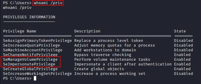 svc mssql privileges