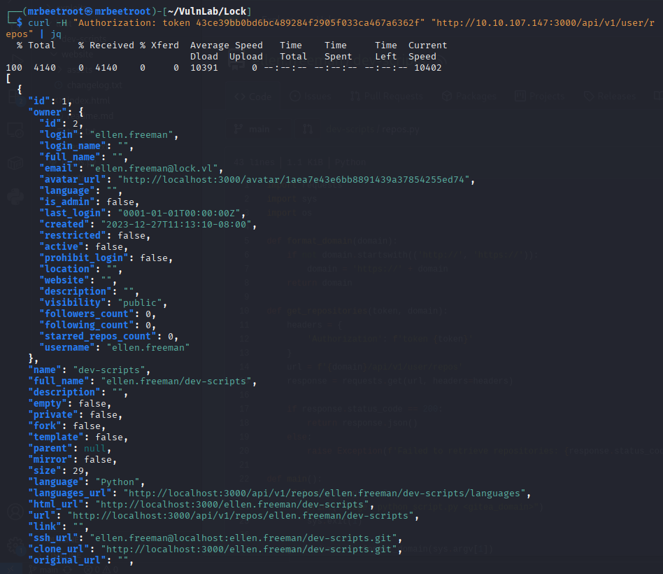 api repository json formatted