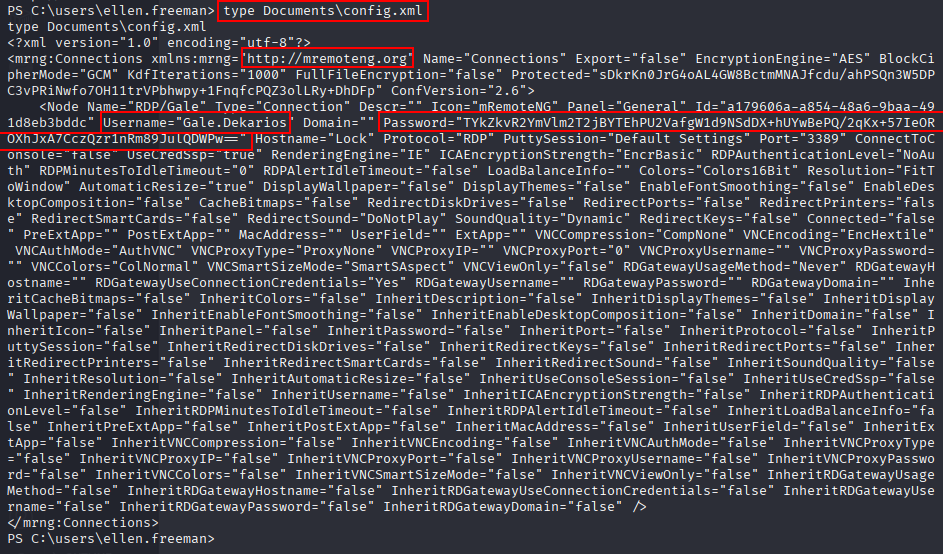 mremoteng config