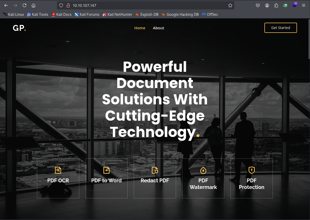 pdf business website